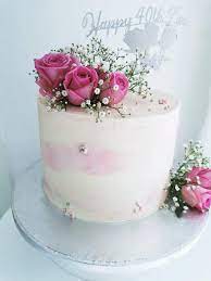 Floral Buttercream Birthday Cake Fresh Flower Cake Floral Cake Birthday Flower Cake Design