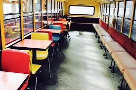 Busing tables or how to bus table is not only taking plates and carrying it to the washer. Schoolbus Desks Tables Seats Free Pictures Free Image From Needpix Com