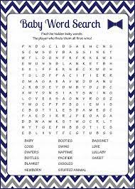 Baby Word Search Printable Download Navy Gray Little Man Baby Shower Game B1006 In 2022 Baby Words Simple Baby Shower Baby Shower Games