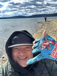 She's getting pretty good at this ice fishing thing. Jamie Jarest Ronnie  Black Sharon Black