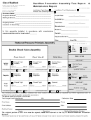 Lsi also has a generic backflow inspection/test form accepted by many water companies. Backflow Prevention Assembly Test Data And Maintenance Report Form Printable Pdf Download