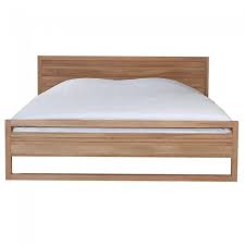ethnicraft oak relief queen bed by ethnicraft clickon furniture furniture bed ethnicraft bed