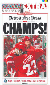 Get the latest news and information for the detroit red wings. Freep Sports On Twitter 10 Years Ago Today The Redwings Won Detroit S Last Championship A Sample Of Our Front Pages The Following Day Freep Https T Co Jrvngb83md