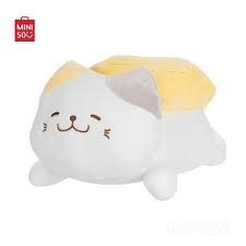 Japanese food sushi crab on sushi plush mini nap pillow kawaii cute 6. Miniso Australia