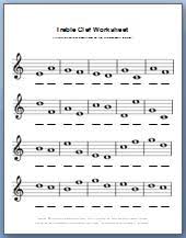Learn treble clef note names and practice music notation with these free musical spelling bee worksheets. Music Theory Worksheets 50 Free Printables