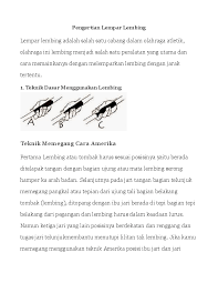 Doc Pengertian Lempar Lembing Dika Tama Academia Edu