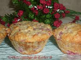 Les Plats Cuisines De Esther B Muffins Framboises Et Yogourt Ou Fraises Ou Bleue Food Muffins Breakfast
