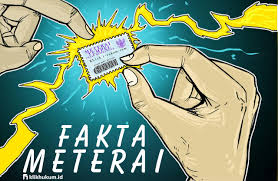 20 jan 2021, 15:18 wib. Fakta Tentang Meterai Klik Hukum