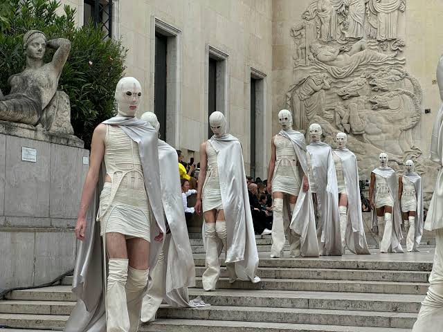 Rick Owens SS25: The Lord of Darkness Opts For All-White