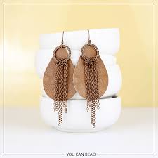 Cut out the shapes you need from the template. Diy Leather Earrings Without Tools Amy Romeu