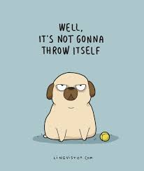 Lol Looks Like My Pug Cartoon Dog Funny Doodles Dog Comics