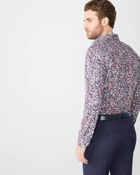 Slim Fit Multicoloured Floral Dress Shirt Rw Co