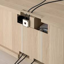 Lack banc tv blanc 90x26x45 cm ikea. Besta Banc Tv Avec Tiroirs Effet Chene Blanc Hi Selsviken Brillant Blanc 120x42x48 Cm Ikea