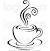 White Cartoon Coffee Cup