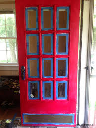 Masonry affected by efflorescence or mildew usually needs two coats. Painting The Front Door Red Jordan Marie Powers