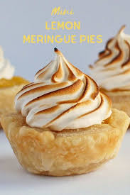 Mini Lemon Meringue Pies Bakin Care Of Business Recipe Mini Lemon Meringue Pies Lemon Meringue Pie Lemon Sweets