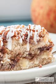 Add raisins, apples and walnuts and toss lightly to coat. Cinnamon Streusel Yogurt Coffee Cake Chew Out Loud