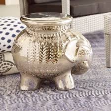 Bungalow Rose Santa Elephant Garden Stool 7zn5vdm