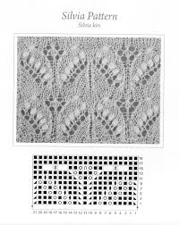 Haapsalu Shawl Silvia Pattern Chart And Key Lace Knitting