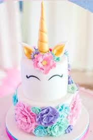 I never wanted to make a unicorn cake. Fondant Floral Unicorn Cake Unicorn Cake Diy Unicorn Cake Unicorn Birthday Cake