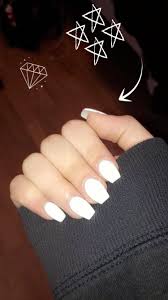 Great savings & free delivery / collection on many items. White Short Coffin Acrylic Nails Acrylic Nails Coffin Short Short Acrylic Nails Acrylic Nail Designs Coffin
