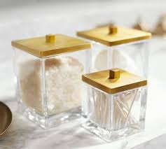 See more ideas about glass canisters, canisters, glass canister set. Modern Bath Accessories Pottery Barn