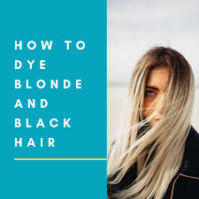 You can get many different shades for a natural look. How To Dye Blonde And Black Hair Bellatory