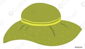 Maybe you would like to learn more about one of these? Un Chapeau De Dessin Anime De Couleur Verte D Vecteur Stock Crushpixel