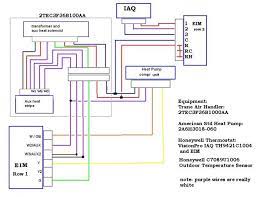 The basic heat pump wiring for a heat pump thermostat is illustrated here. 27688d1292472153 No Aux Heat American Std Hp Trane Ah Honeywell Iaq Freezing Hvac Wiring 15 Dec 10 Rev 0 On Trane W Trane Heat Pump Thermostat Wiring Heat Pump