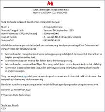 5 contoh soal psikotes, kiat sukses, dan kunci jawaban tes psikotes saat melamar kerja] syarat & cara membuat surat keterangan kerja. 21 Contoh Surat Pengalaman Kerja Simple Menarik Unik
