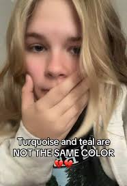 not the same learn the difference. @¡~ʇɹ0ɯɐl∀~¡ @Fig #tealandturquoise  #teal #turquoise #colorwheel #different #differentcolors  #learnthedifference #fyp #fy