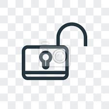 ✓ free for commercial use ✓ high quality images. Unlock Vector Icon Isolated On Transparent Background Unlock Wall Mural Murals Illustration Transparency Icon Myloview Com