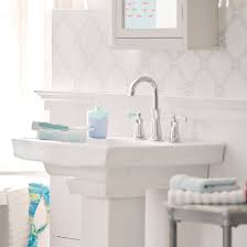 Brass/ceramic/glass lever handle waterfall lavatory faucet. K 11076 4 Cp Bn Kohler Archer Kohler Widespread Bathroom Faucet Reviews Wayfair