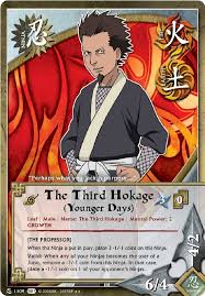 Hiruzen Sarutobi Naruto Hokage Comic Book Cover Naruto Cards