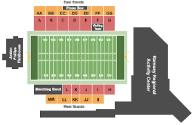 bob waters field at e j whitmire stadium seating charts for