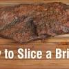 How to cut a brisket in half 1