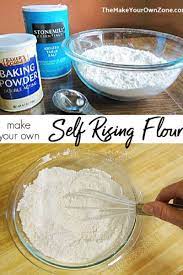 How To Make Your Own Self Rising Flour The Make Your Own Zone In 2021 Self Rising Flour Diy Food Recipes Make Self Rising Flour
