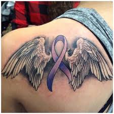 Choose hope offers a wide variety of pancreatic cancer support and awareness products including bracelets, wristbands, jewelry, pins, apparel, hats and many more. 40 Supportive Cancer Ribbon Tattoo Designs Not Just For Fun Check More At Http Tattoo Journal Cancer Ribbon Tattoos Ribbon Tattoos Awareness Ribbons Tattoo