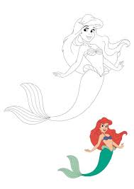 Ariel and eric coloring page. Mermaid Ariel Coloring Pages 2 Free Coloring Sheets 2020