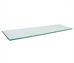 Shelf width (in.) 24 in. Glass Shelving Tempered Glass Shelf 12 X 36 Inches