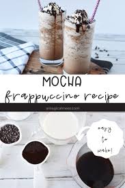 Homemade Mocha Frappuccino Recipe Recipe In 2020 Frappuccino Recipe Homemade Frappuccino Starbucks Mocha Frappuccino Recipe