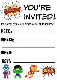 Printable Coloring Free Printable Superhero Birthday Cards Free Printable Superhero Birthday Invitations Superhero Birthday Invitations Marvel Birthday Party Avengers Party Invitation