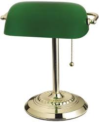 Green glass banker's lamp with 2 fast usb charging ports, 3 way dimmable desk lamp, touch control vintage table lamp for workplaces, library, bedroom, piano style lamp 4.6 out of 5 stars 191 $69.99 $ 69. Living Accents 17466 012 Bankers Lamp Brass Bankers Lamp Desk Lamp Bankers Desk Lamp