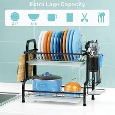 Shop personalized cutting boards & more. Buy Dish Drying Rack Ispecle 304 Stainless Steel 2 Tier Dish Rack With Utensil Holder Cutting Board Holder And Dish Drainer For Kitchen Counter Online In Taiwan B07wfl278z