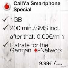 Dacă te numeri printre clienții vodafone ce utilizează o cartela prepay, îți poți încărca chiar acum cartela ta sau a membrilor familiei tale cu 3 euro credit direct pe numărul de telefon. Callya Smartphone Special Vodafone My German Phone