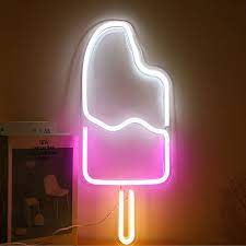Size now you can create unique, aesthetic neon art for any room in the house. Popsicle Icecream Shaped Neon Signs Led Neon Lights Art Wall Decorative For Room Wall Kids Bedroom Birthday Gift Party Bar Decor Neon Bulbs Tubes Aliexpress