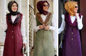 Kislik Tesettur Uzun Yelek Modelleri Moda Yelek Sonbahar