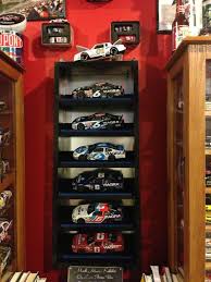 Authentic nascar diecasts are at the official nascar store. Custom 1 24th Scale Nascar Die Cast Display 7 Car Display Made From Pine Boards And Backed Wi Hot Wheels Display Case Diecast Cars Display Automotive Decor