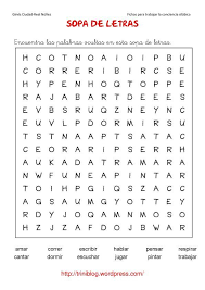 Sopa De Letras Verbos Mayuscula Corba Tarifleri Creative Classroom Mauren Spanish Games