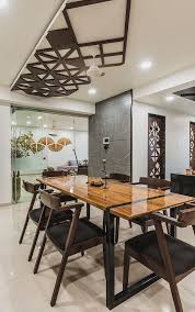 A shoot of a small kitchen with dining table. 50 Stunning Wood Ceiling Design Ideas To Spice Up Your Living Room Checopie Dining Area Design Dining Room Design Dining Design